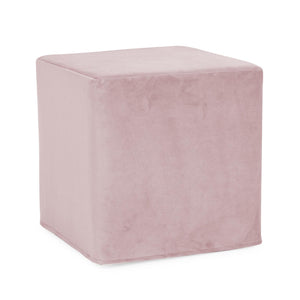Howard Elliott No Tip Block Foam Ottoman – Sturdy, Comfortable Design With Removable Cover And Versatile Tray Accessory Pink 100% Polyester 850-1018-howard-elliott