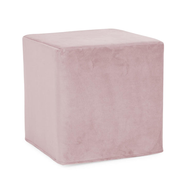 Howard Elliott No Tip Block Foam Ottoman – Sturdy, Comfortable Design With Removable Cover And Versatile Tray Accessory Pink 100% Polyester 850-1018-howard-elliott