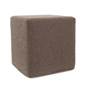 Howard Elliott No Tip Block Short - Stylish, Lightweight Foam Ottoman With Removable Cover For Easy Cleaning & Versatility Brown 100% Polyester 850-1262-howard-elliott
