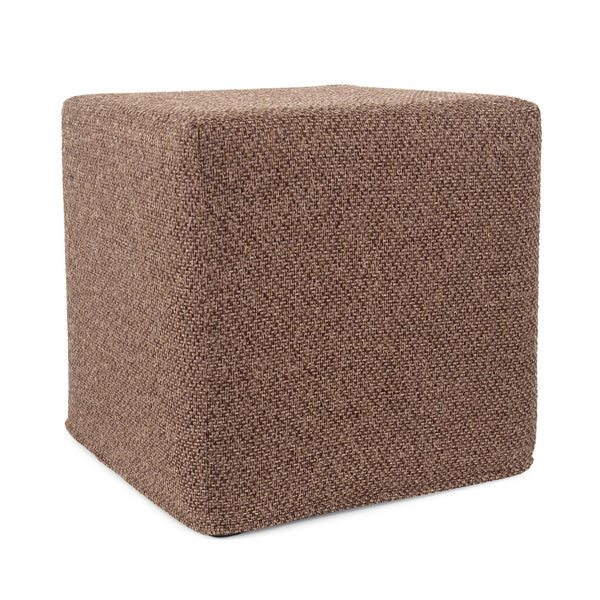 Howard Elliott No Tip Block Short - Stylish, Lightweight Foam Ottoman With Removable Cover For Easy Cleaning & Versatility Brown 100% Polyester 850-1288-howard-elliott