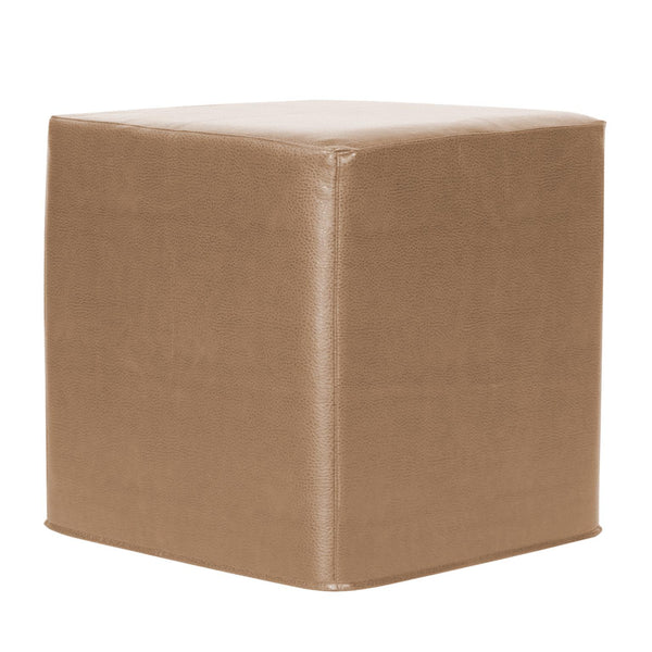 Howard Elliott No Tip Block Foam Ottoman – Sturdy, Comfortable Design With Removable Cover And Versatile Tray Accessory Brown 100% Polyurethane 850-191-howard-elliott