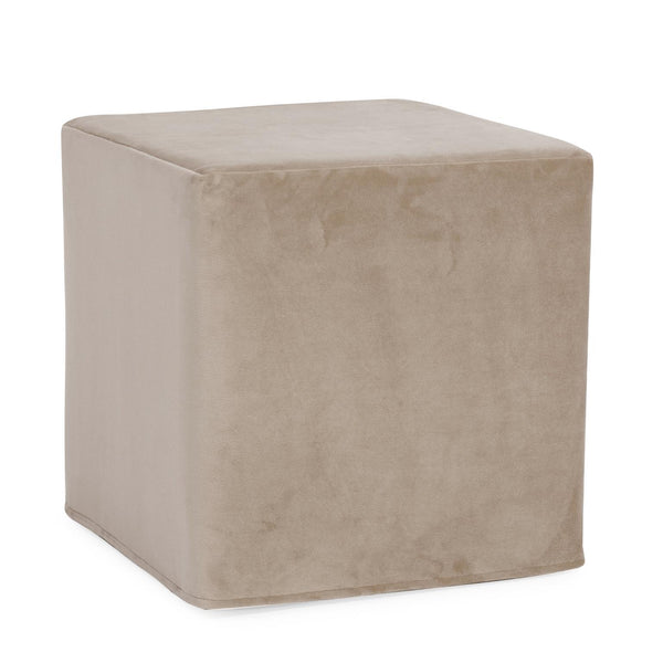 Howard Elliott No Tip Block Foam Ottoman – Sturdy, Comfortable Design With Removable Cover And Versatile Tray Accessory Brown 100% Polyester 850-224-howard-elliott