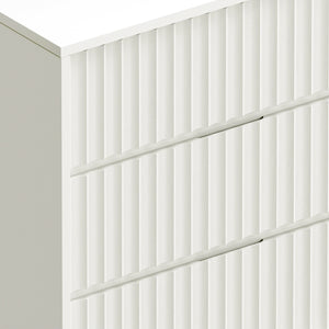 Origins Blanca 3 Drawer Small Chest – Exquisite Mahogany Storage Solution For Elegant Home Décor White Mahogany Solids & Veneer 8500-04