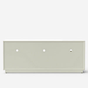 Origins Blanca Tv Console - Handcrafted Mahogany Elegance With Ample Storage And Stylish Wire Management Design White Mahogany Solids & Veneer 8500-20