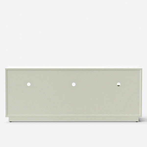 Origins Blanca Tv Console - Handcrafted Mahogany Elegance With Ample Storage And Stylish Wire Management Design White Mahogany Solids & Veneer 8500-20