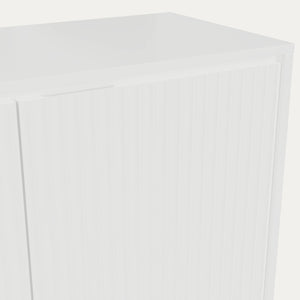 Origins Blanca Sideboard – Stylish Storage Solution With Scalloped Panels And Clean Lines For Organized Spaces White Mahogany Solids & Veneer 8500-64