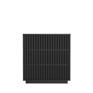 Origins Blanca 3 Drawer Small Chest – Exquisite Mahogany Storage Solution For Elegant Home Décor Black Mahogany Solids & Veneer 8500blk-04