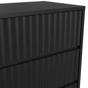 Origins Blanca 3 Drawer Small Chest – Exquisite Mahogany Storage Solution For Elegant Home Décor Black Mahogany Solids & Veneer 8500blk-04