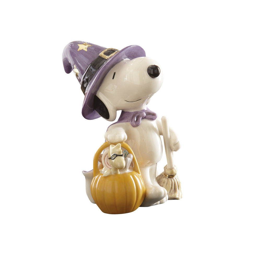 Lenox Snoopy Halloween Peanuts Hand-painted Ivory China Figurine with Gold Accent Details 850883