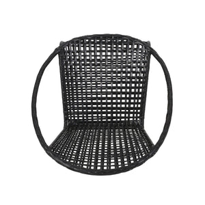 English Elm Java Outdoor Lounge Chair Resort Style Patio Accent Seat for Deck and Garden 66628.00BLK
