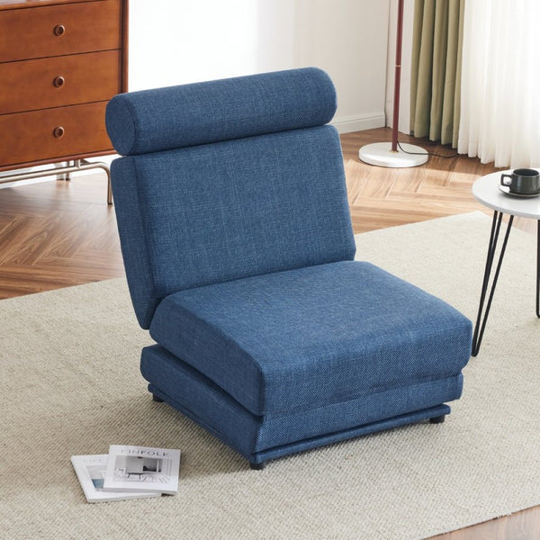 English Elm Single Foldable Sofa Bed Chair with High Density Foam and Breathable Linen Fabric W2113P181632