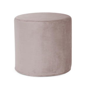 Howard Elliott No Tip Cylinder Foam Ottoman - Sturdy, Comfortable & Versatile Design For Home Or Office Use Gray 100% Polyester 851-1017-howard-elliott