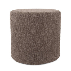 Howard Elliott No Tip Cylinder Foam Ottoman - Sturdy, Comfortable & Versatile Design For Home Or Office Use Brown 100% Polyester 851-1262-howard-elliott