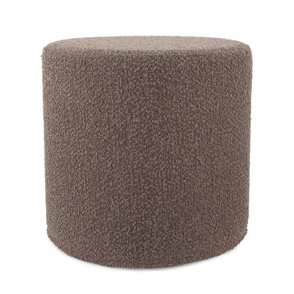 Howard Elliott No Tip Cylinder Foam Ottoman - Sturdy, Comfortable & Versatile Design For Home Or Office Use Brown 100% Polyester 851-1262-howard-elliott