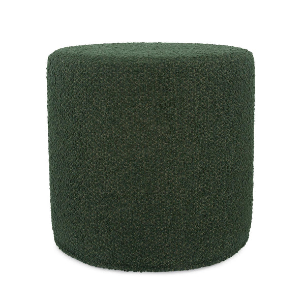 Howard Elliott No Tip Cylinder Foam Ottoman - Sturdy, Comfortable & Versatile Design For Home Or Office Use Green 100% Polyester 851-1265-howard-elliott