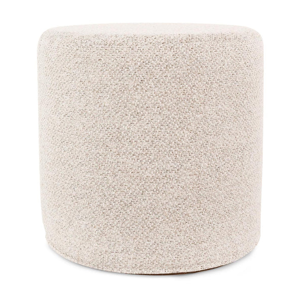 Howard Elliott No Tip Cylinder Foam Ottoman - Sturdy, Comfortable & Versatile Design For Home Or Office Use Brown 100% Polyester 851-1286-howard-elliott