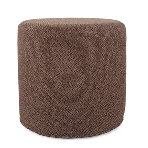 Howard Elliott No Tip Cylinder Foam Ottoman - Sturdy, Comfortable & Versatile Design For Home Or Office Use Brown 100% Polyester 851-1288-howard-elliott