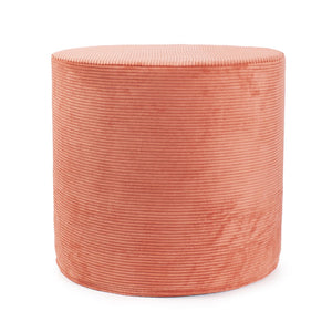 Howard Elliott No Tip Cylinder Short - Luxuriously Soft Faux Fur Comfort With Unique Ribbed Design For Any Space Orange 88% Poly,12% Nylon 851-1348-howard-elliott