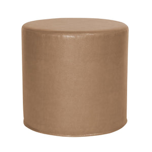 Howard Elliott No Tip Cylinder Foam Ottoman - Sturdy, Comfortable & Versatile Design For Home Or Office Use Brown 100% Polyurethane 851-191-howard-elliott