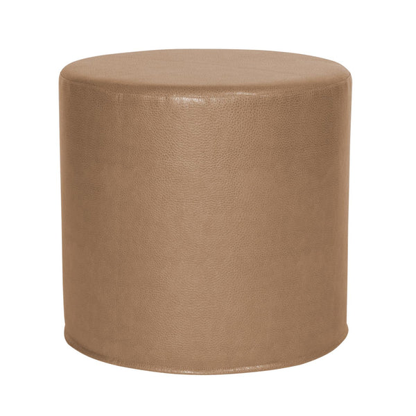Howard Elliott No Tip Cylinder Foam Ottoman - Sturdy, Comfortable & Versatile Design For Home Or Office Use Brown 100% Polyurethane 851-191-howard-elliott