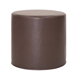 Howard Elliott No Tip Cylinder Foam Ottoman - Sturdy, Comfortable & Versatile Design For Home Or Office Use Brown 100% Polyurethane 851-192-howard-elliott