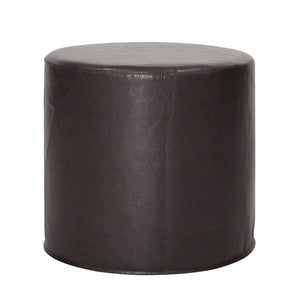Howard Elliott No Tip Cylinder Foam Ottoman - Sturdy, Comfortable & Versatile Design For Home Or Office Use Black 100% Polyurethane 851-194-howard-elliott
