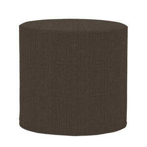 Howard Elliott No Tip Cylinder Foam Ottoman - Sturdy, Comfortable & Versatile Design For Home Or Office Use Gray 100% Polyester 851-201-howard-elliott