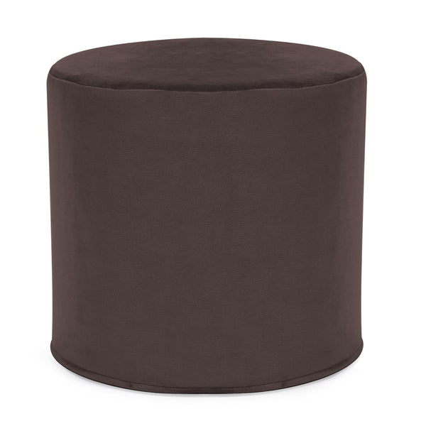 Howard Elliott No Tip Cylinder Foam Ottoman - Sturdy, Comfortable & Versatile Design For Home Or Office Use Brown 100% Polyester 851-220-howard-elliott