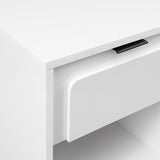 18" Contemporary 1-Drawer Nightstand White JKBNSW Walker Edison