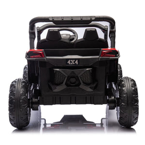 English Elm 24v Two Seat Kids Electric Utv with Parental Remote Suspension Off Road Ride On Red W1578P184803