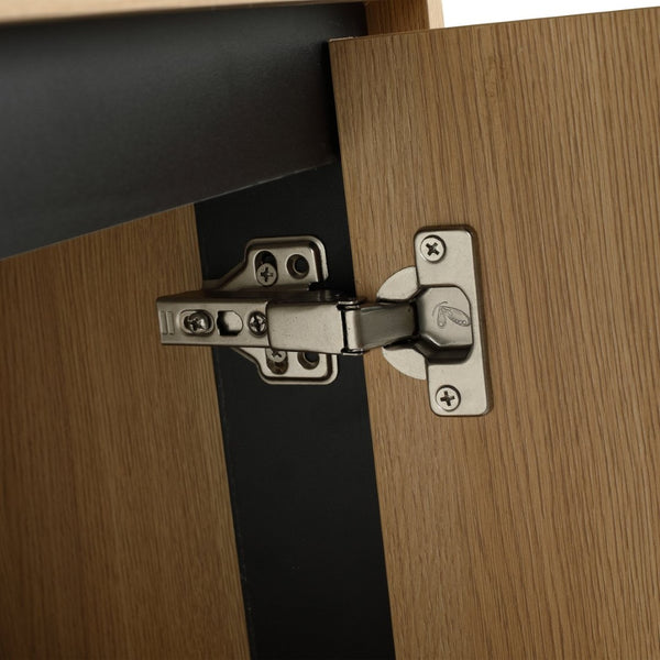 English Elm 60" Freestanding Bathroom Vanity With Double Sink, Soft-Close Doors & Drawers In Original Oak Finish P2 W1972P315237-GIGA