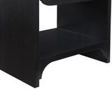 Hayes Black Night Stand / Side Table 851Black-NS Meridian Furniture