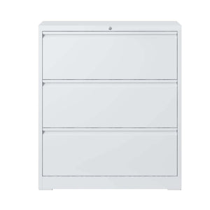 English Elm Lateral Steel Filing Cabinet Two Drawer Locking Anti-tip Home Office Storage W2735P428820