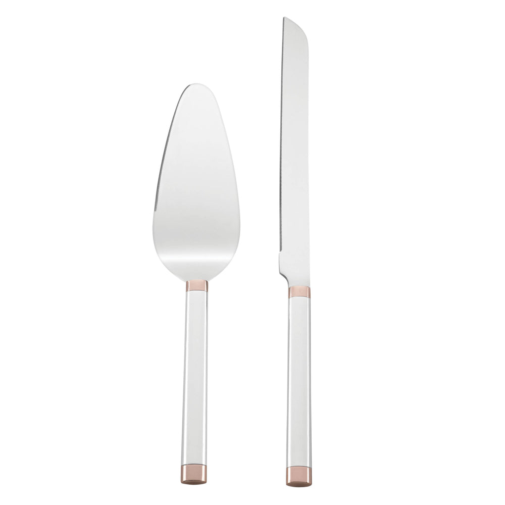 Lenox Rosy Glow Silver Plated Zinc Alloy Dessert Set for Weddings and Formal Occasions 852081