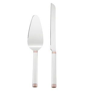Lenox Rosy Glow Silver Plated Zinc Alloy Dessert Set for Weddings and Formal Occasions 852081