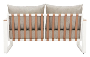 Zuo Modern Welt Modern Outdoor Armchair - Stylish & Durable Seating For Patios, Decks, And Gardens Beige 100% Olefin,Aluminum 704112-zuo-modern