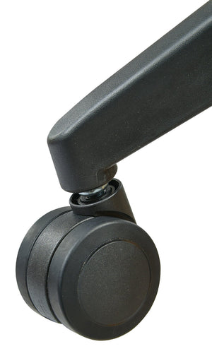 OSP Home Furnishings Space Soft Polyurethane Casters Floor Safe Quiet Rolling Upgrade for Office Chair Bases SW392
