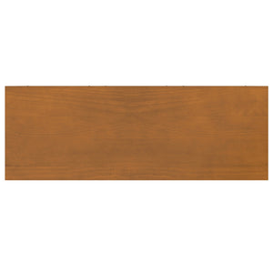 English Elm Warm Warm Shaker 9 Cube Storage Brown Pine 9-Cube Organizer Handcrafted Solid Wood 15.8x44x48" Transitional B136P238618