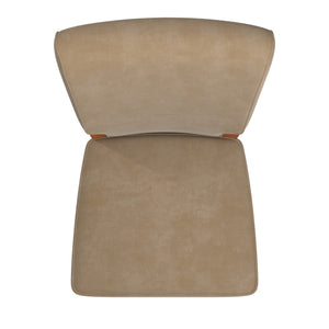 Hailey Velvet Dining Chair Set with Curved Back and Wood Legs for Modern Rooms