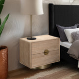 Wade Natural Night Stand / Side Table 852Natural-NS Meridian Furniture