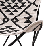 Rabat Accent Chair Beige & Black 109819 Zuo Modern