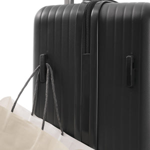 English Elm Luggage 3 Piece Hard Shell Abs Suitcase Set with Spinner Wheels and Tsa Lock Black N730P304620B