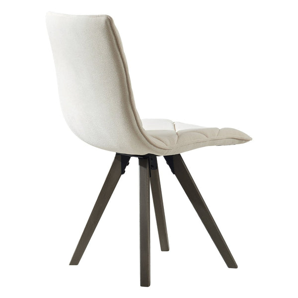 English Elm Dining Chairs Set of 2 Scandinavian Oak Leg Upholstered Seats for Modern Interiors W5630P456181
