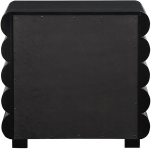 Maverick Black Night Stand / Side Table 853Black-NS Meridian Furniture