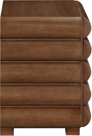 Maverick Walnut Night Stand / Side Table 853Walnut-NS Meridian Furniture