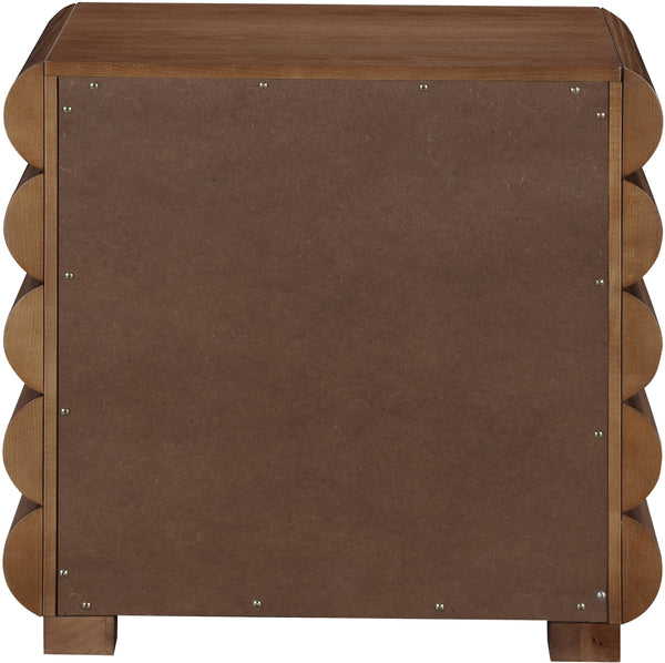 Maverick Walnut Night Stand / Side Table 853Walnut-NS Meridian Furniture