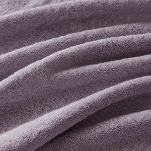 JLA Home Madison Park Signature - Ultra-Soft 100% Cotton Towels with 800 GSM Plush Pile, Antimicrobial Finish and Oeko-Tex Safety Light Purple MPS73-469