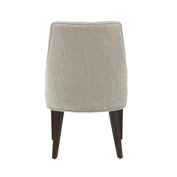 English Elm Beever Elegant Taupe Chenille Armchair - Timeless Comfort With Sturdy Dark Walnut Frame & Support B365P397732