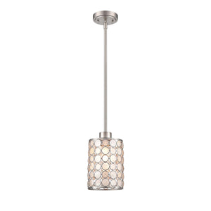 Sagamore 6'' Wide 1-Light Mini Pendant - Brushed Nickel 85500/1 Elk Lighting