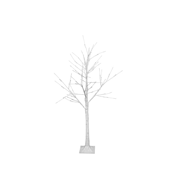 English Elm Set of Lighted Birch Tree with 216 Warm White LEDs, 3-Sizes 4/5/6FT, Indoor/Outdoor Romantic Decor N710P181843Y